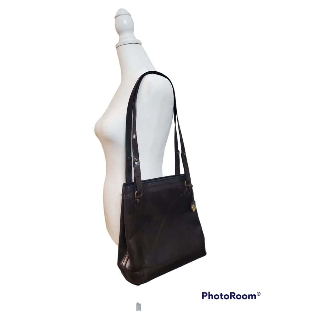 Brahmin leather shoulder purse